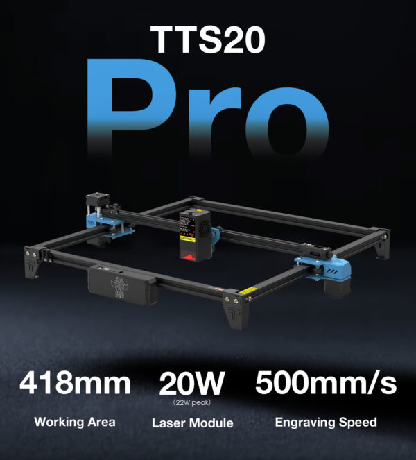 Twotrees TTS 20 Pro 20W laserski graver