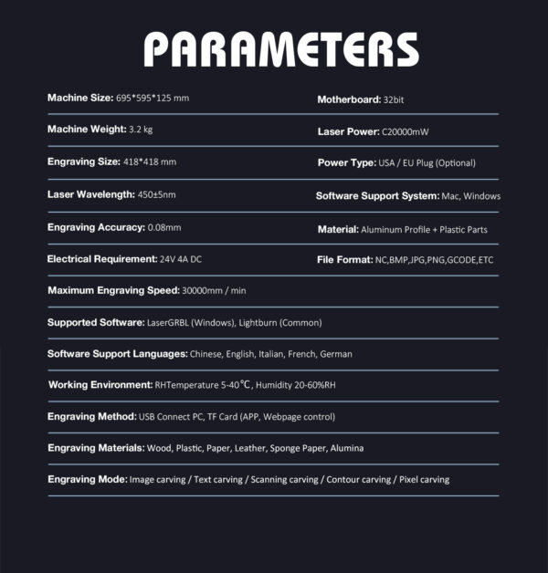 Twotrees TTS 20 Pro 20W laserski graver
