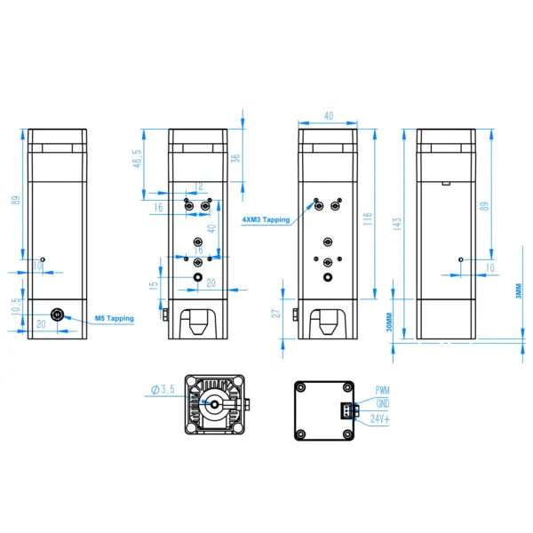 Twotrees 10W Laserski Modul