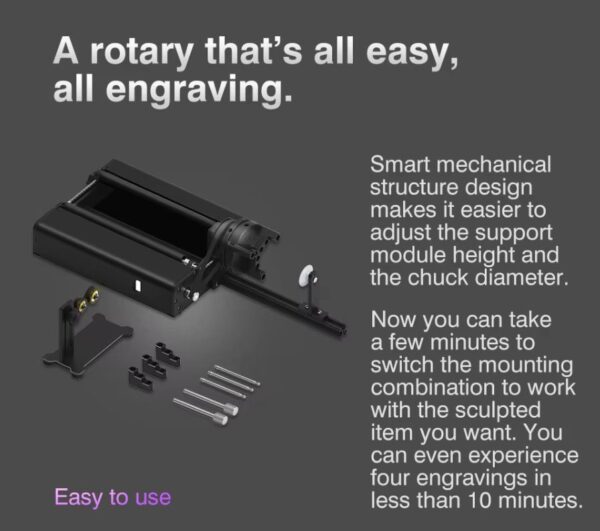 Twotrees TR2 Pro - 4 in 1 Rotacioni modul (Chuck + Roller)