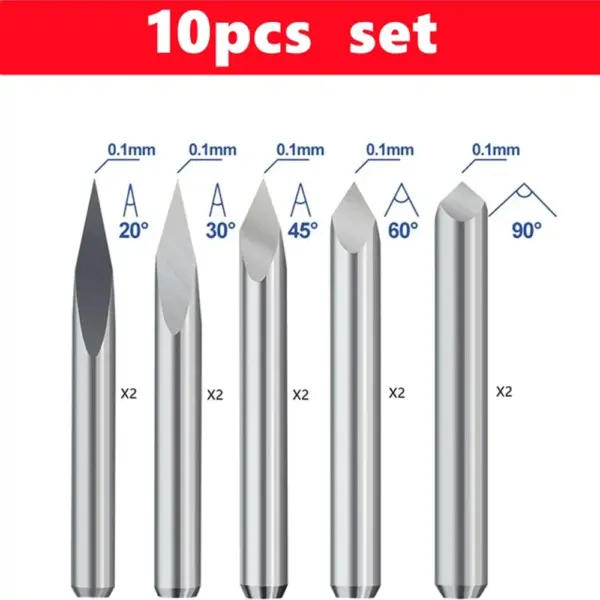 Set oštrih noževa (3 sečiva, 3.175mm, 10 komada)