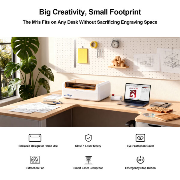 Laservii M1s od Twotrees - Zatvoreni Laserski Graver i Rezač