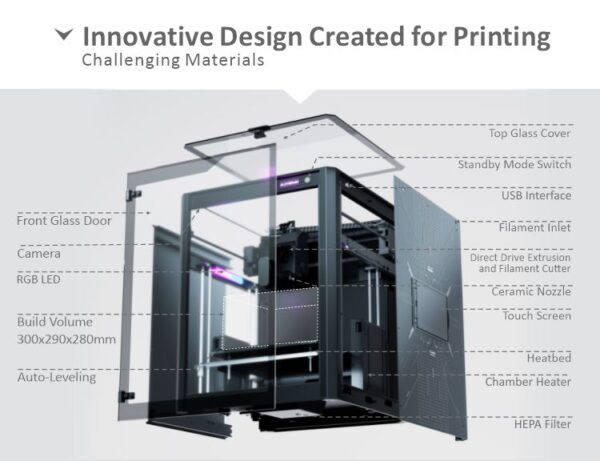 Elyarchi Alcheman 3D Printer – Industrijska inženjerska platforma