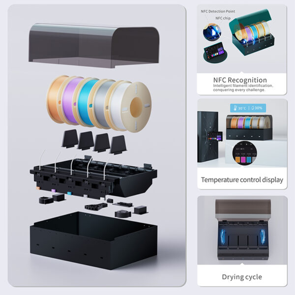 6 Elyarchi Vooooo Hub – Smart Filament Managenet System sa sušačem