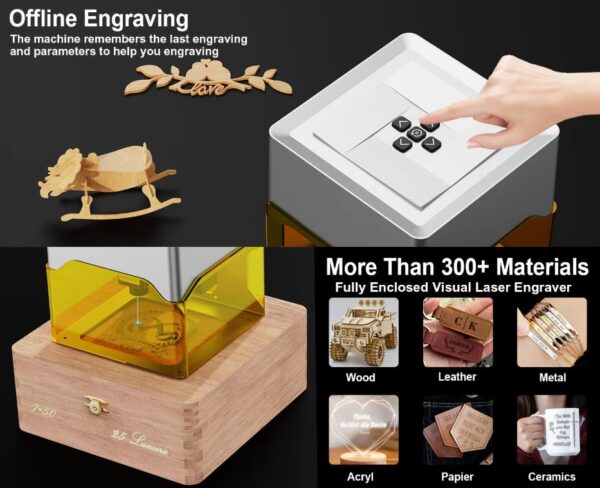 Twotrees TS1 Mini Laserski Graver (3W)