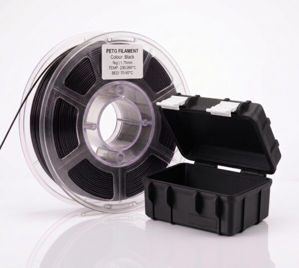 PETG-generic-black Filament za 3D štampač PETG PRO 1kg 1.75mm