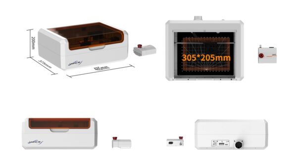 Laservii M1s od Twotrees - Zatvoreni Laserski Graver i Rezač