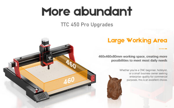 Twotrees TTC 450 PRO CNC mašina