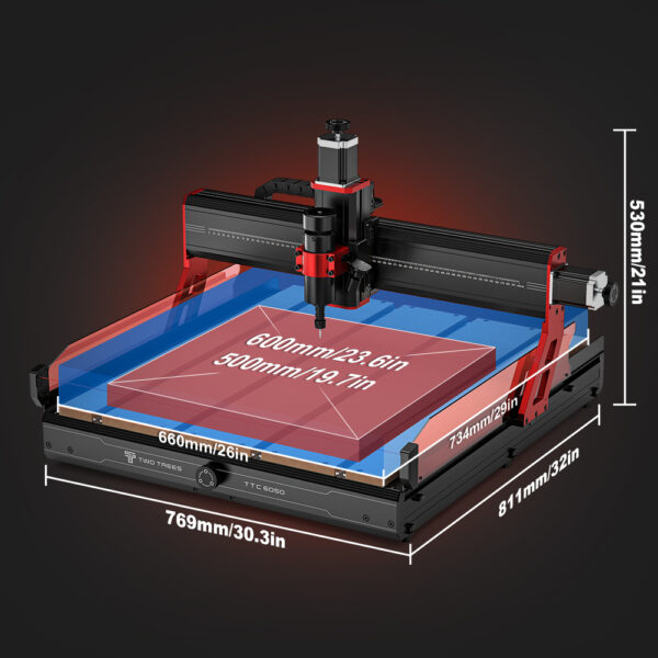 Twotrees TTC 6050 CNC Mašina